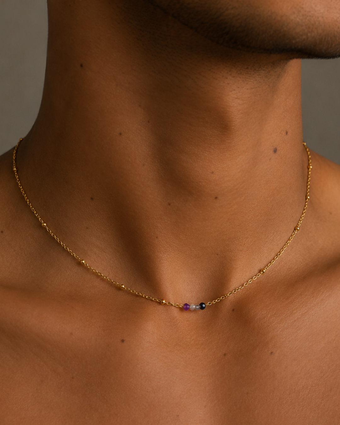 Collier Asexuel - doré
