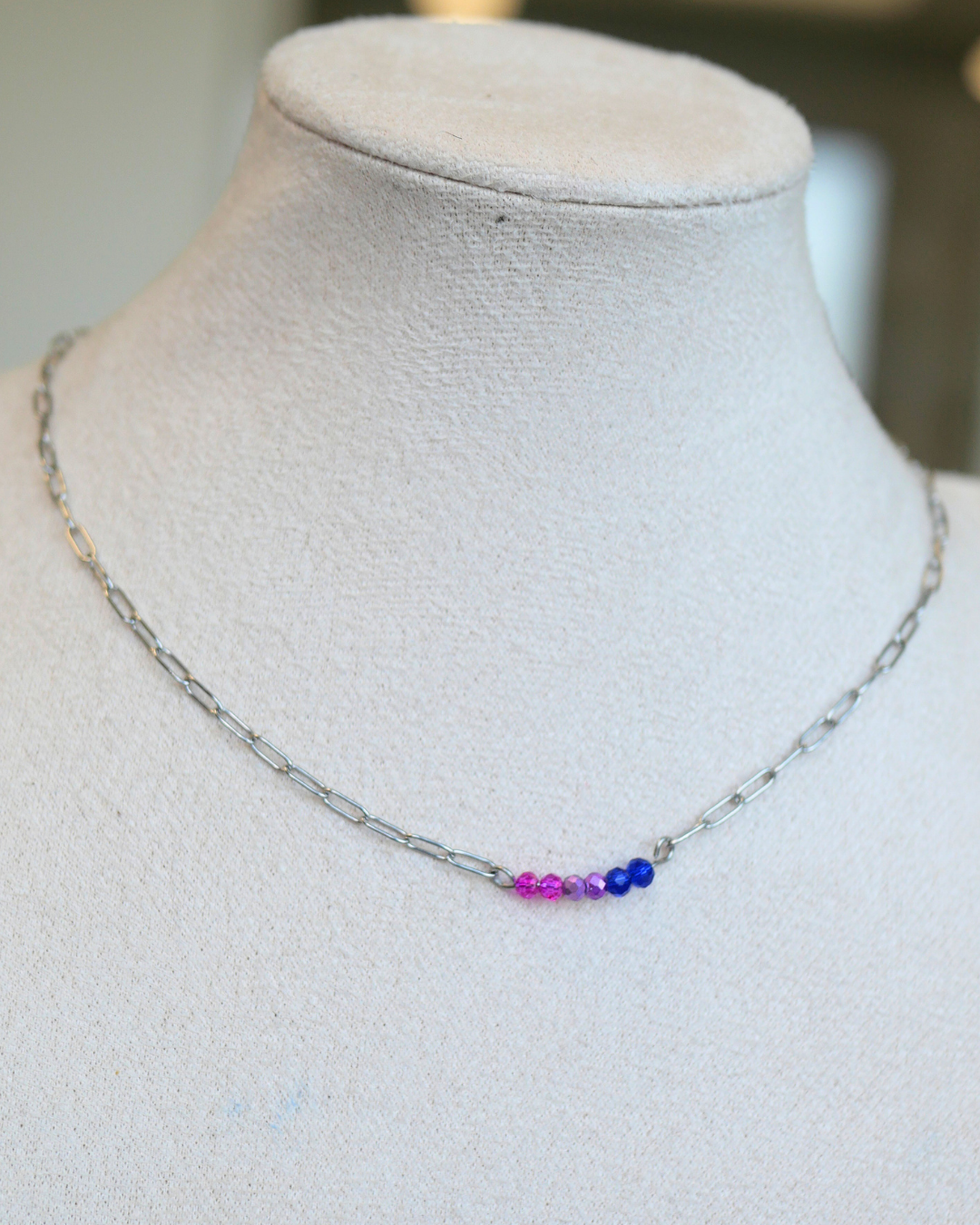 Collier Bi - doré