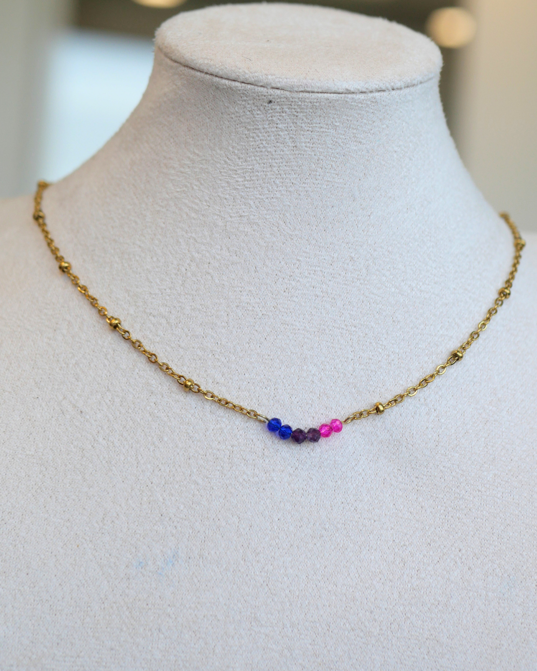 Collier Bi - doré