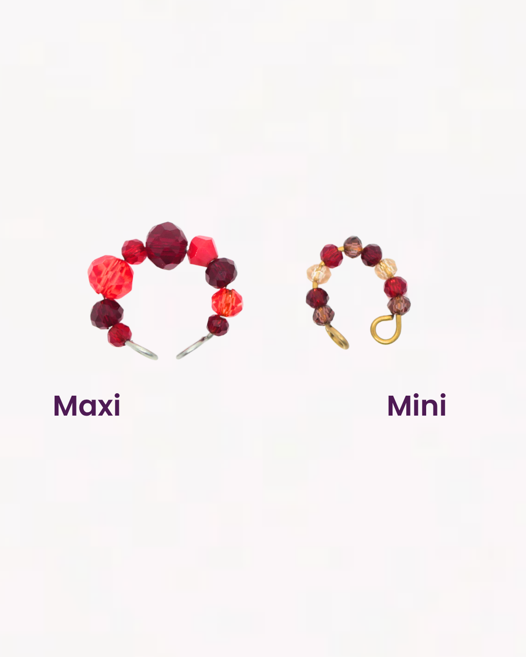 Earcuff rouge - maxi