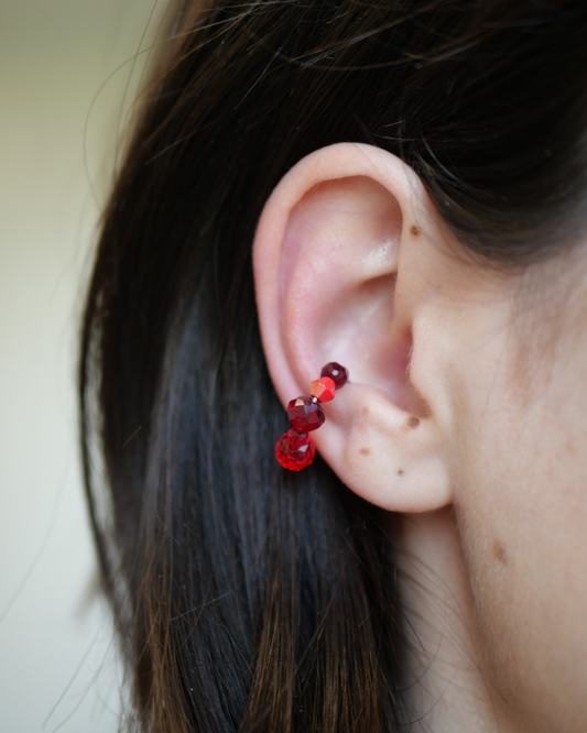 Earcuff rouge - maxi