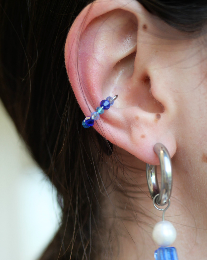Earcuff maxi - bleu