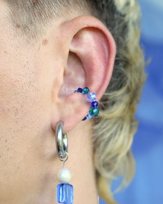 Earcuff maxi - bleu